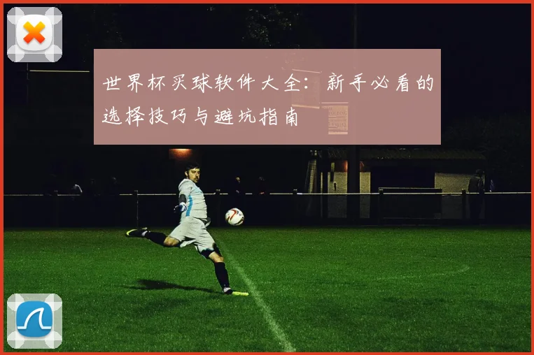 世界杯买球软件大全：新手必看的选择技巧与避坑指南