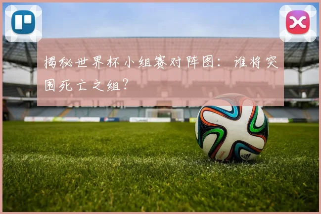 揭秘世界杯小组赛对阵图：谁将突围死亡之组？