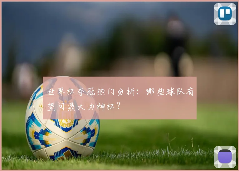 世界杯夺冠热门分析：哪些球队有望问鼎大力神杯？